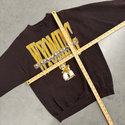Vintage 90s Wyoming Cowboys Crewneck