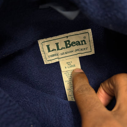 Y2K Navy LL Bean Jacket