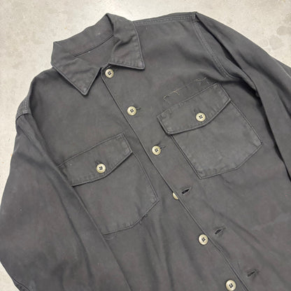 Vintage 80s Black Chore Jacket