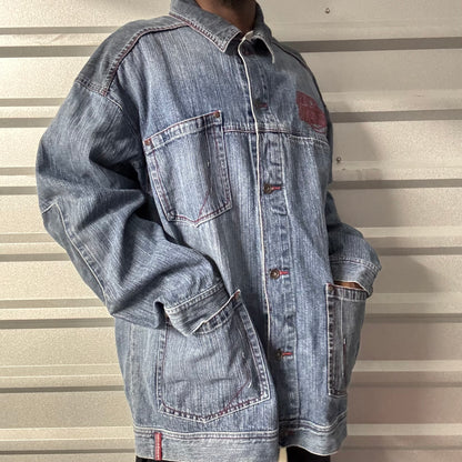 Y2K Rocawear Two Tone Denim Chore Jacket