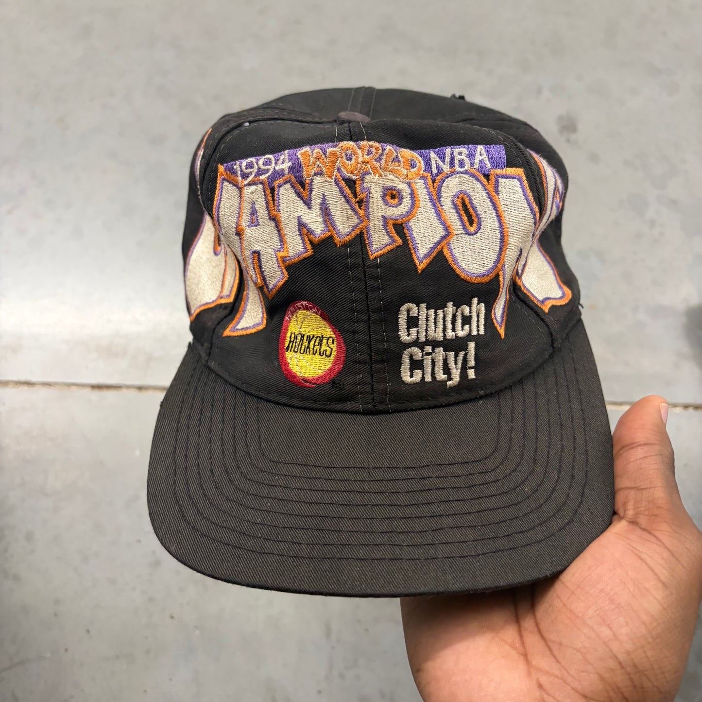 Vintage 94’ Houston Rocketts Champions Hat