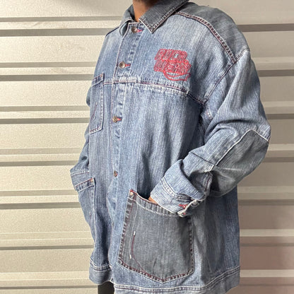 Y2K Rocawear Two Tone Denim Chore Jacket