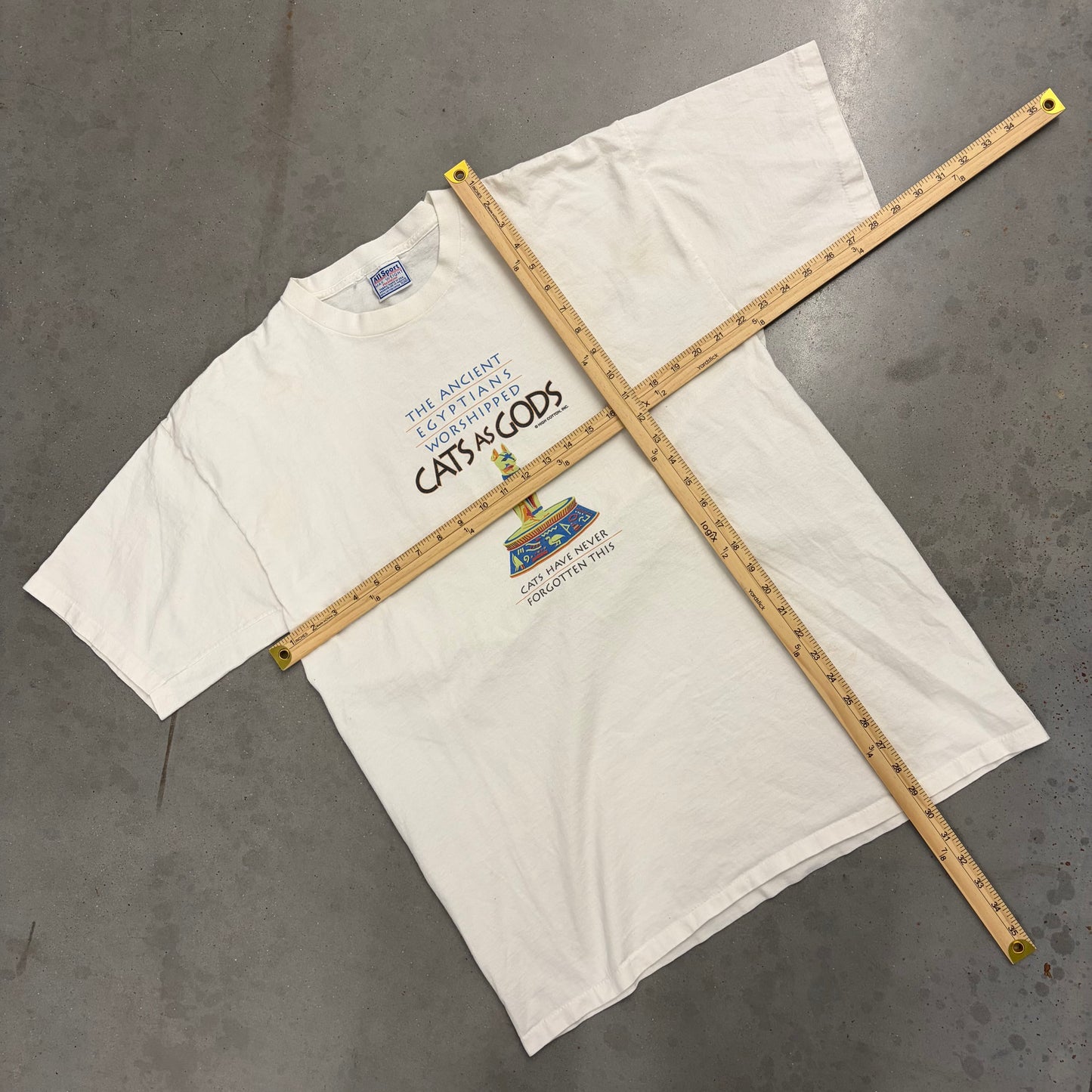 Vintage 90s “Cats as Gods” Tee