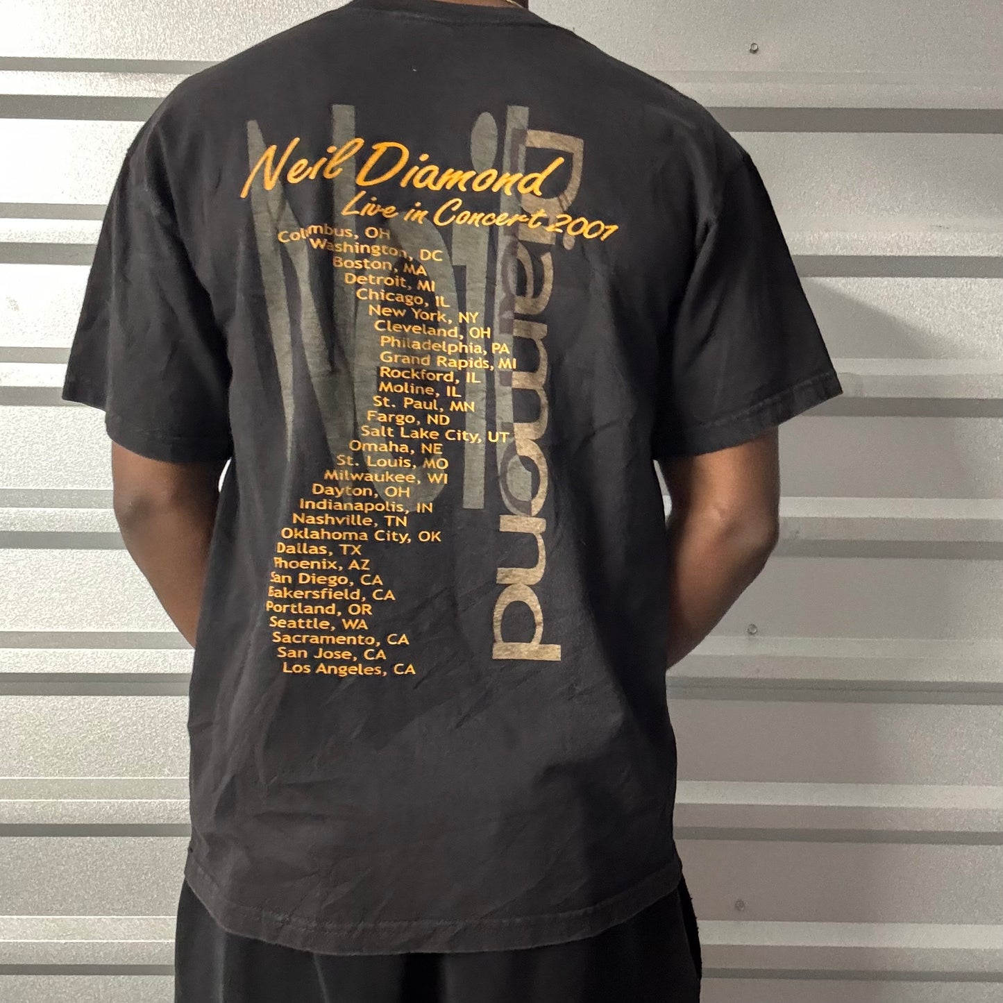 Y2K 01’ Neil Diamond Tour Tee