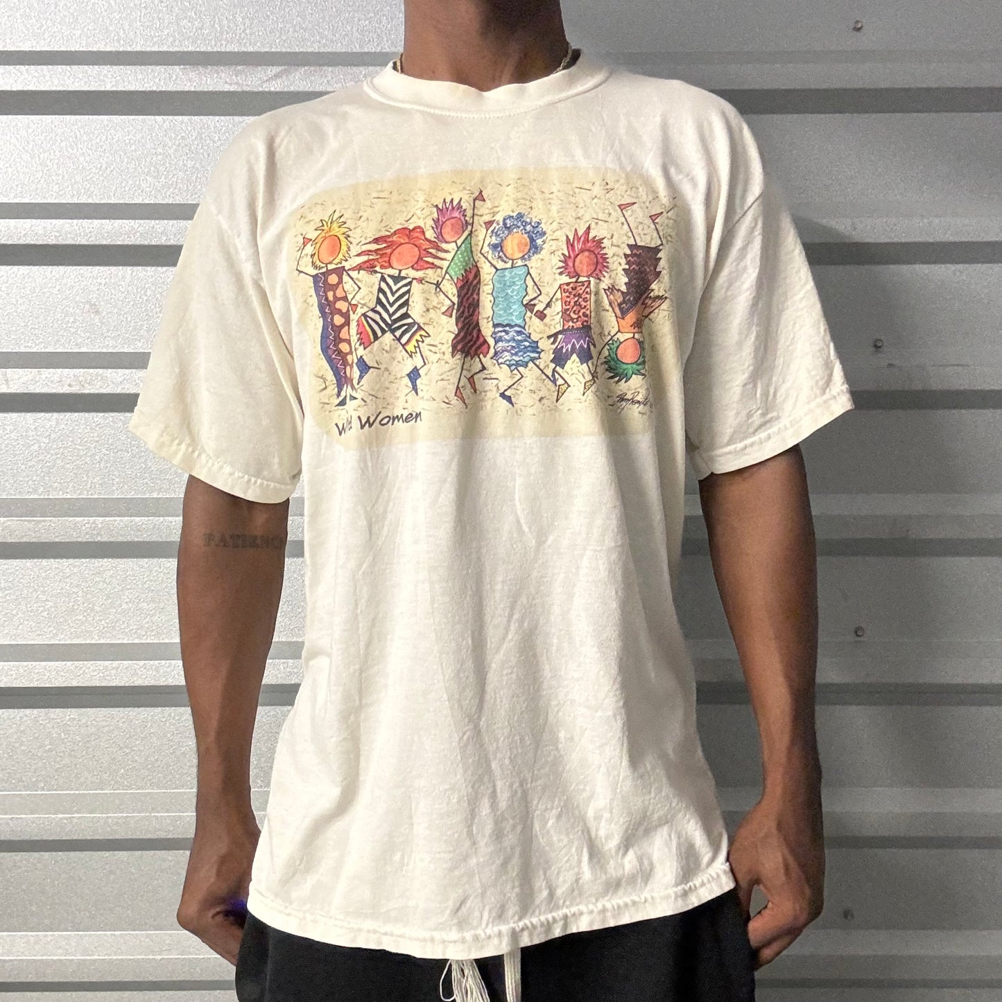 Vintage 90s Wild Women Art Tee