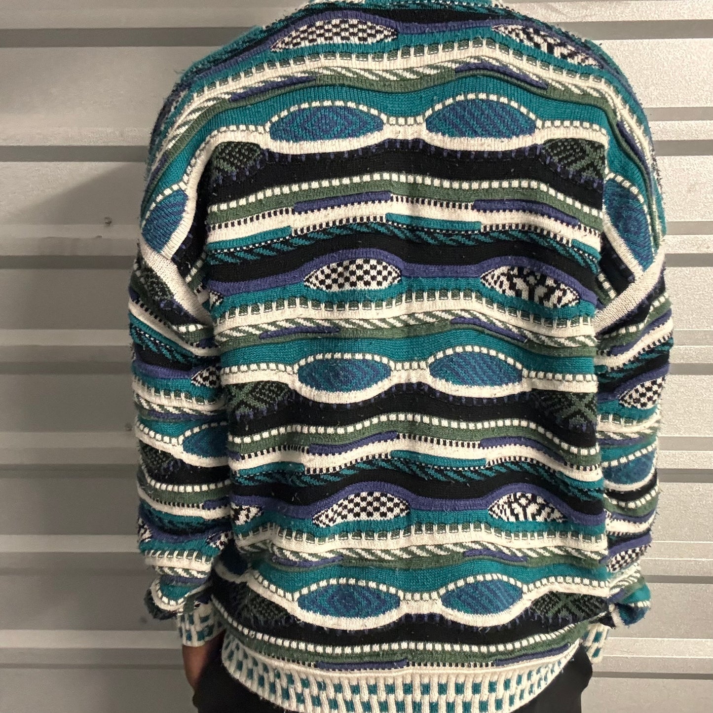 Vintage 3D Knit Sweater