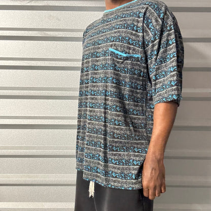Vintage 90s Tribal Pocket Tee