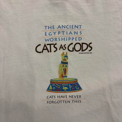 Vintage 90s “Cats as Gods” Tee