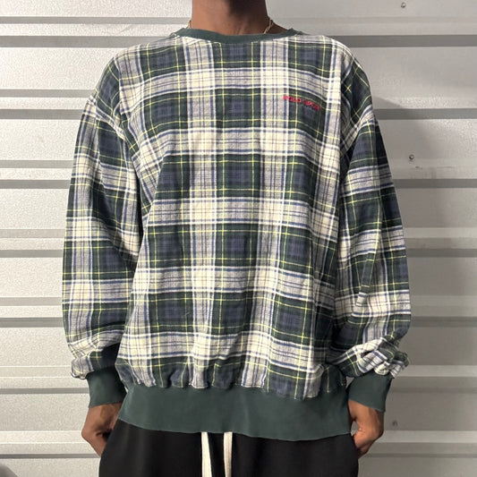 Vintage Polo Sport Plaid Crewneck