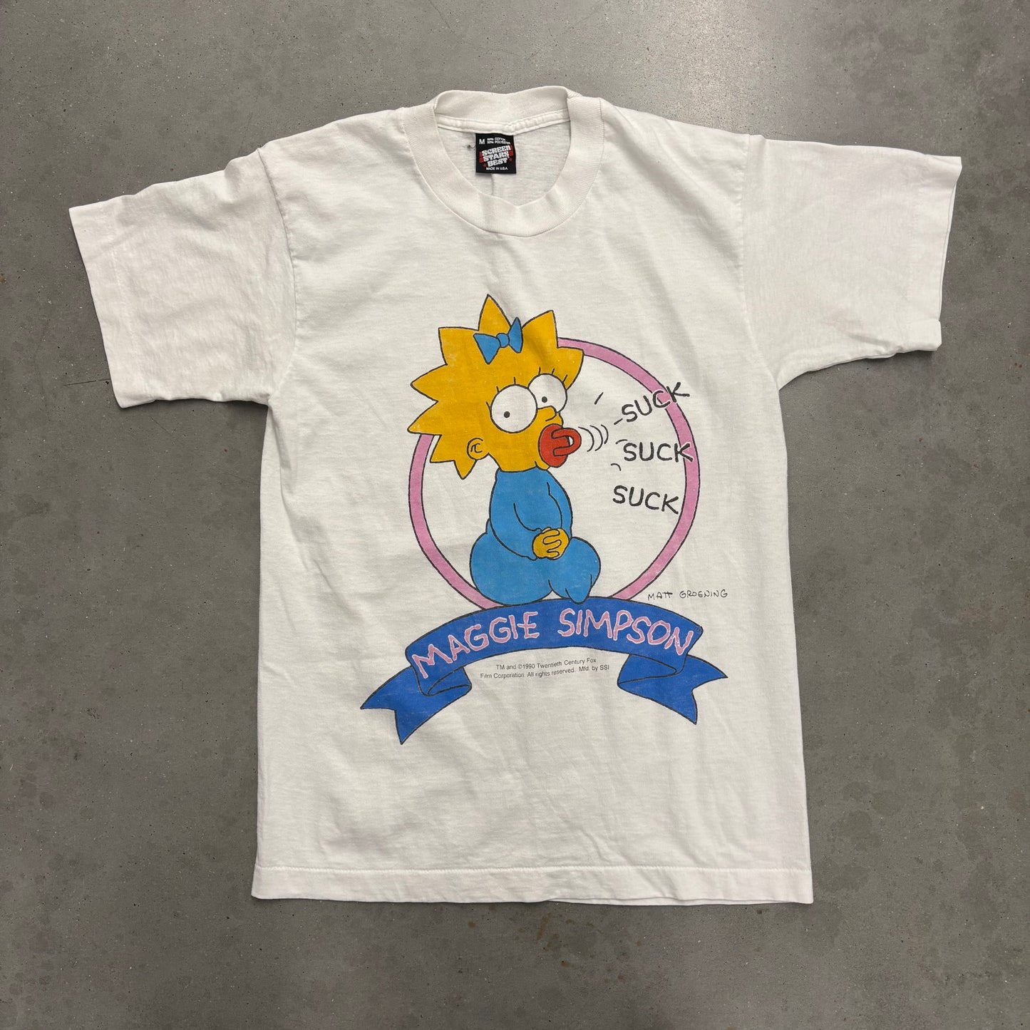 Vintage 90s Maggie Simpson Tee