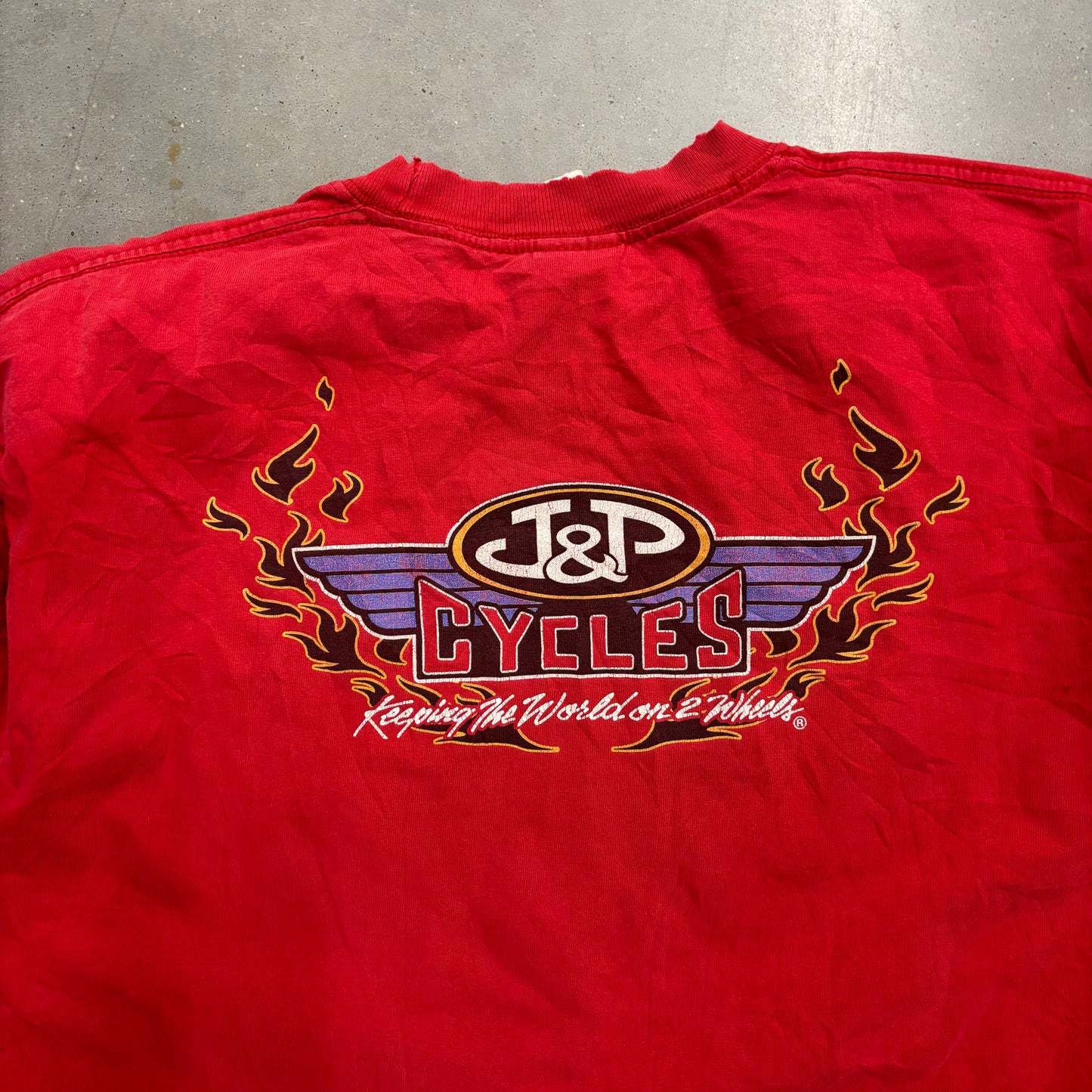 Vintage J&P Cycles Flame Longsleeve