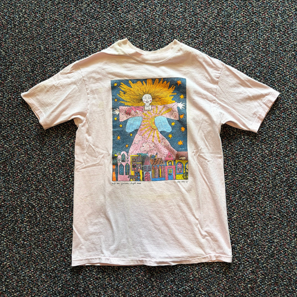Vintage 90s “Guardian Angel” Kiki Art Tee