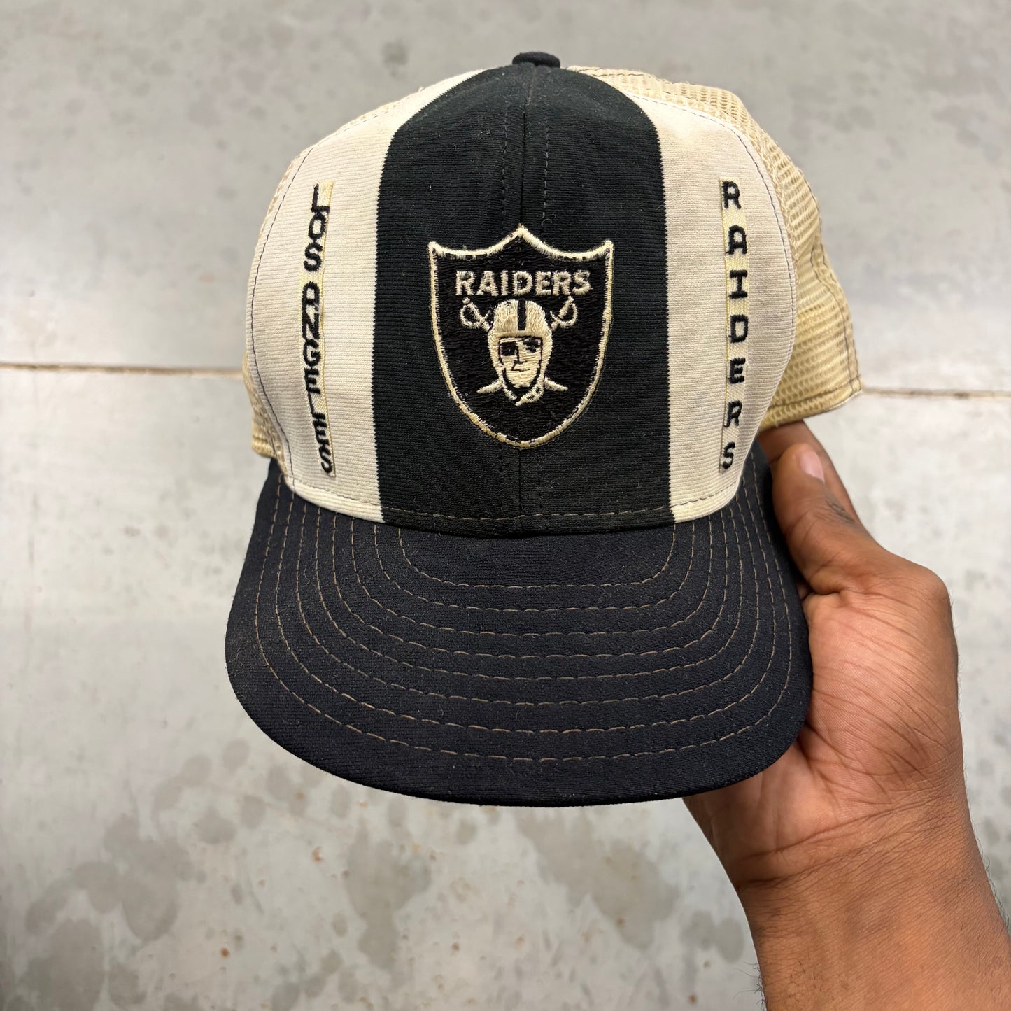 Vintage 80s Los Angeles Raiders Hat