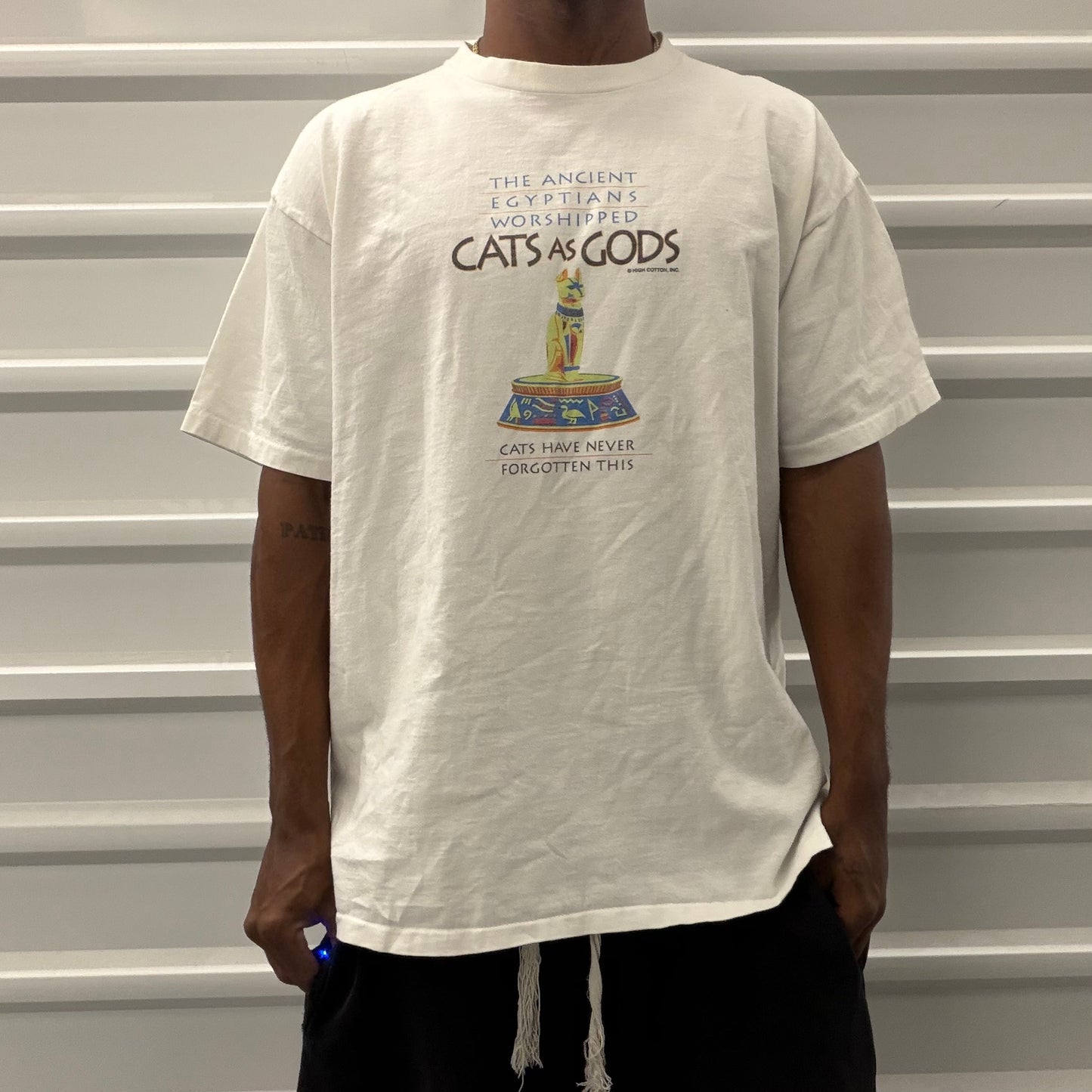 Vintage 90s “Cats as Gods” Tee