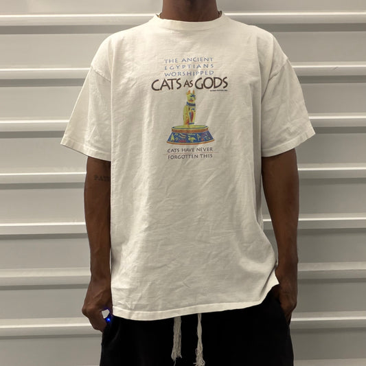 Vintage 90s “Cats as Gods” Tee