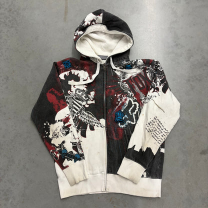 Y2K AOP Fox Zip Up