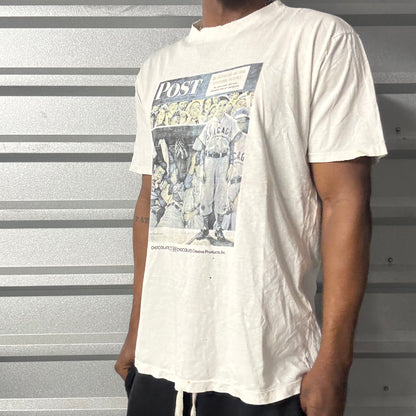 Vintage 90s Norman Rockwell Post Baseball Tee