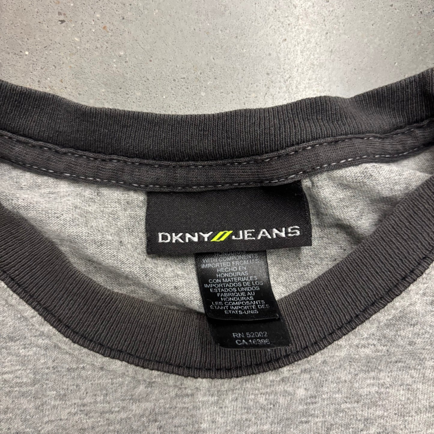 Y2K DKNY Ringer Tee
