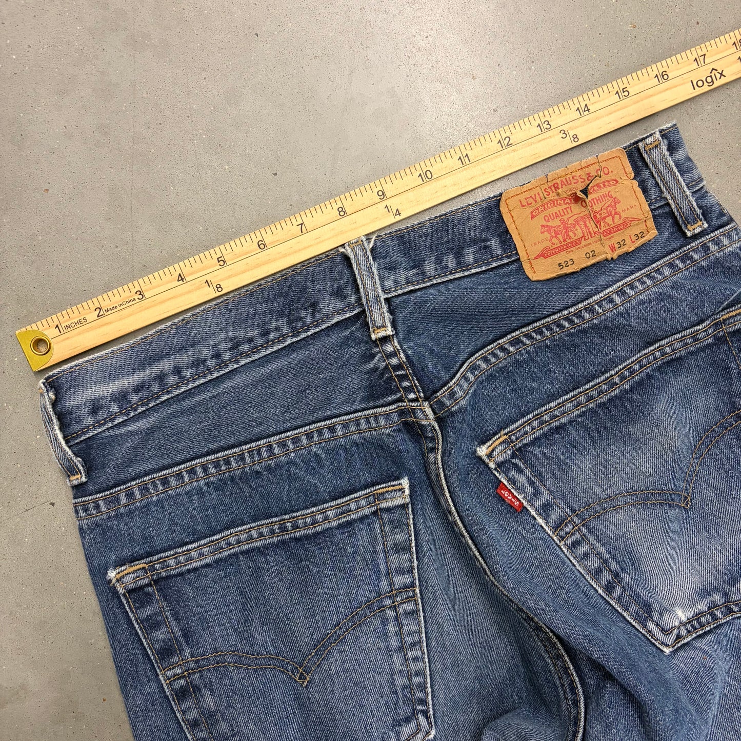 Levi 523 Faded Denim