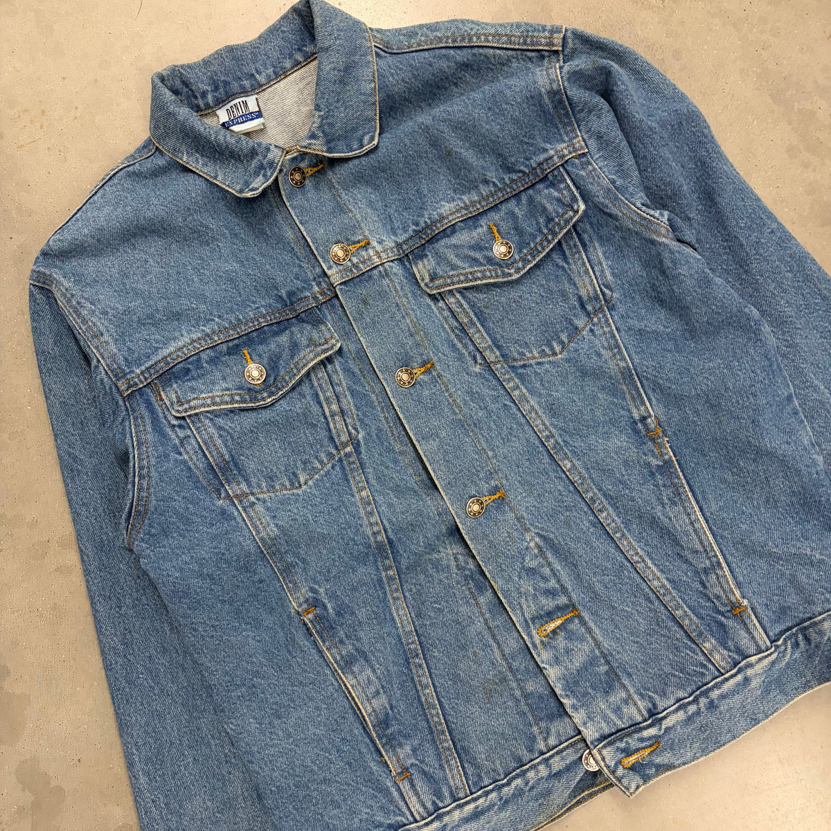 Y2K Denim Express Trucker Jacket