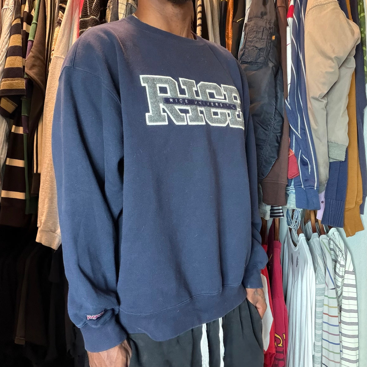 Y2K Rice University Crewneck