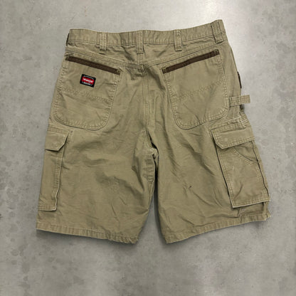 Vintage Tan Wrangler Cargo Shorts