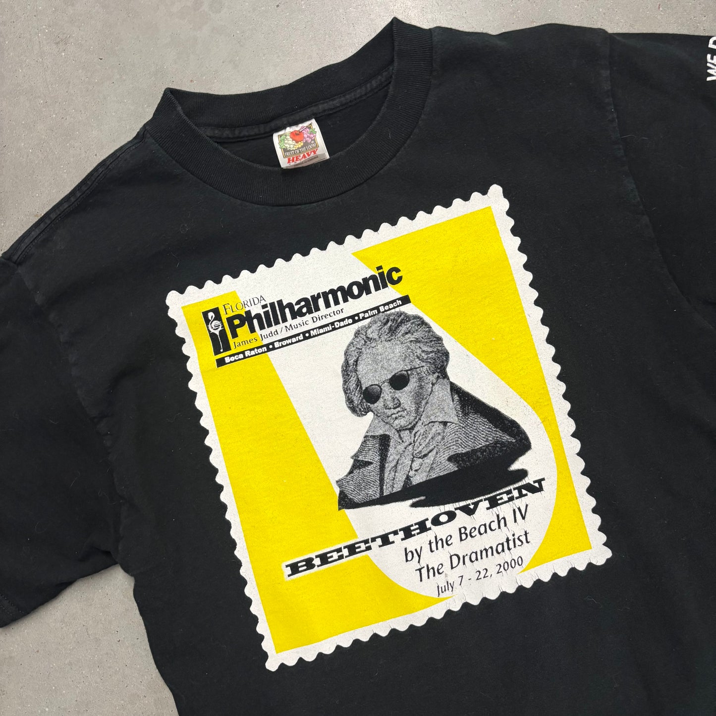 Y2K 00’ Florida Beethoven on the Beach Tee