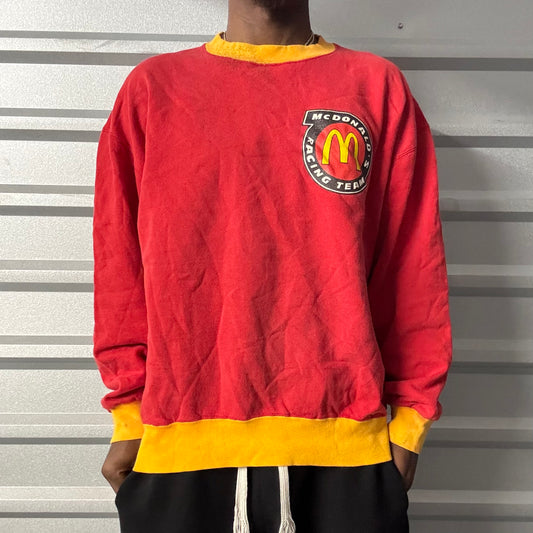 Vintage Bill Elliott McDonalds Racing Crewneck