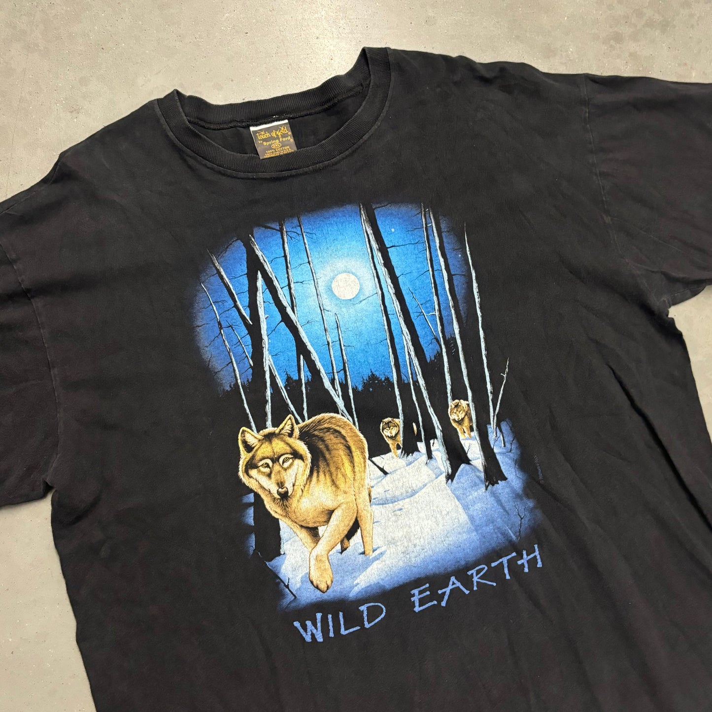 Y2K Wild Earth Wolf Tee