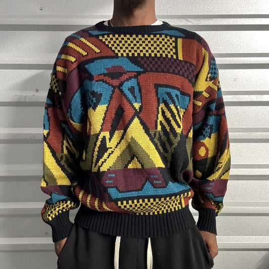 Vintage Multiprint Sweater