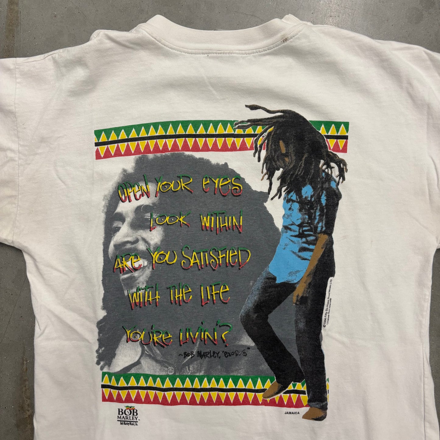 Vintage 96’ Bob Marley Stussy Tee