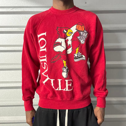 Vintage 80s Louisville Cardinals Crewneck