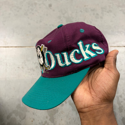 Vintage 90s Mighty Ducks AOP Hat
