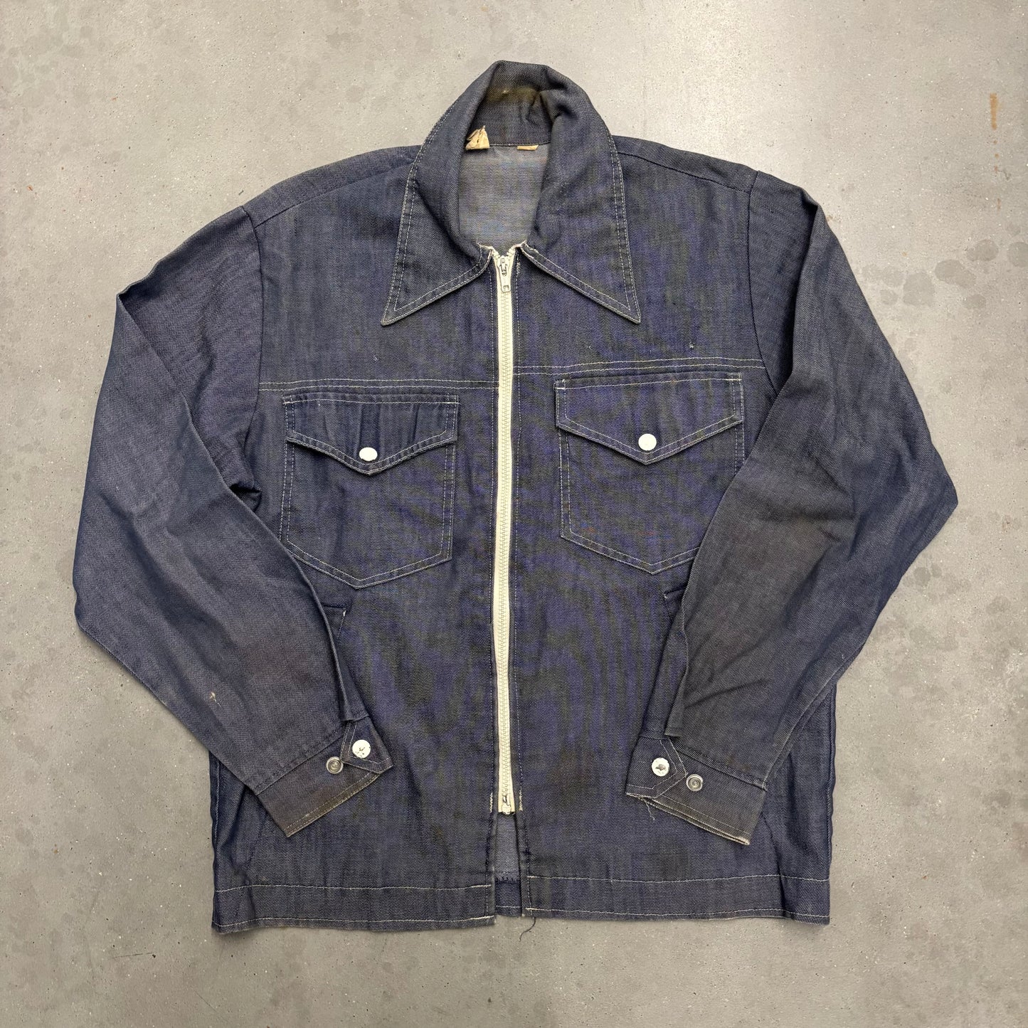 Vintage 70s Goodyear Denim Work Jacket