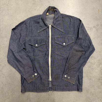 Vintage 70s Goodyear Denim Work Jacket