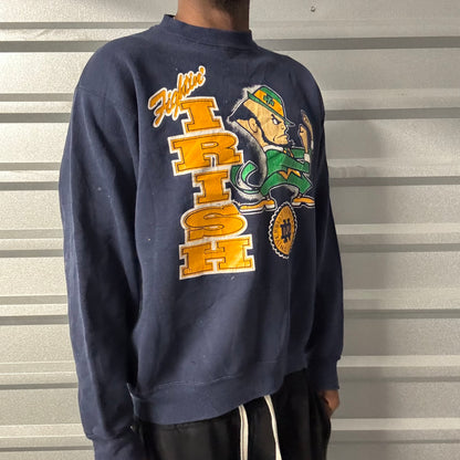 Vintage 90s Notre Dame Fighting Irish Crewneck