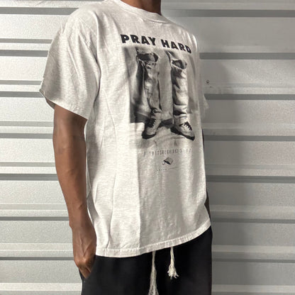 Vintage “Pray Hard” Jesus Tee