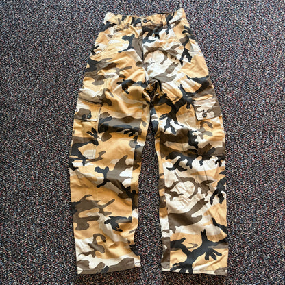 Y2K La Gate Camo Cargo Pants