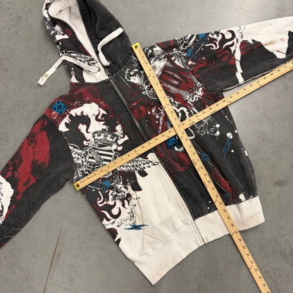 Y2K AOP Fox Zip Up