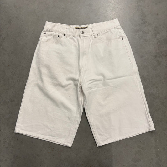 Y2K White Jorts