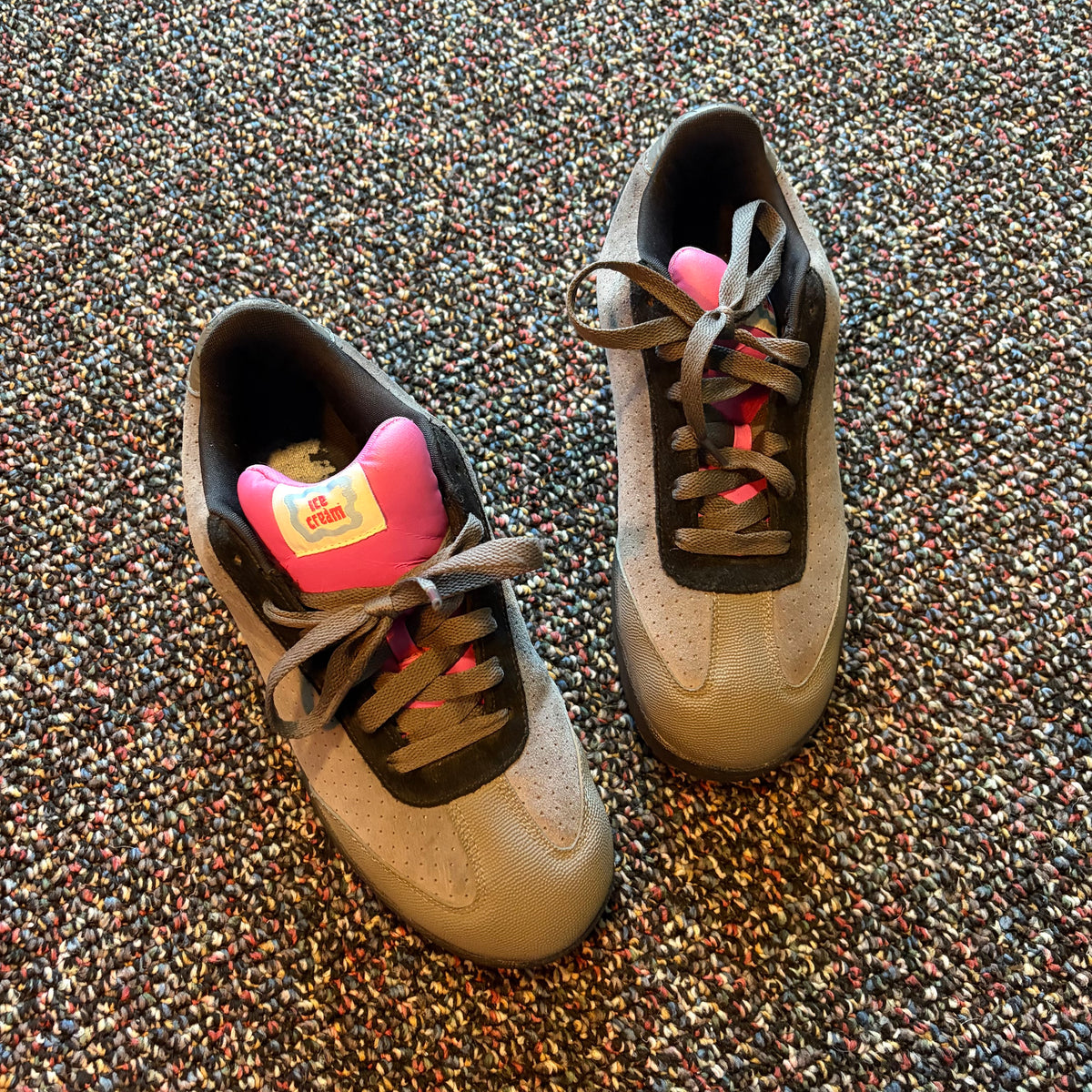 Grey & Pink Icecream Board Flips Sneakers