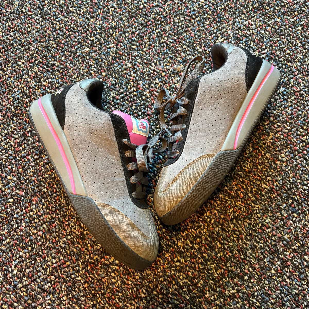 Grey & Pink Icecream Board Flips Sneakers