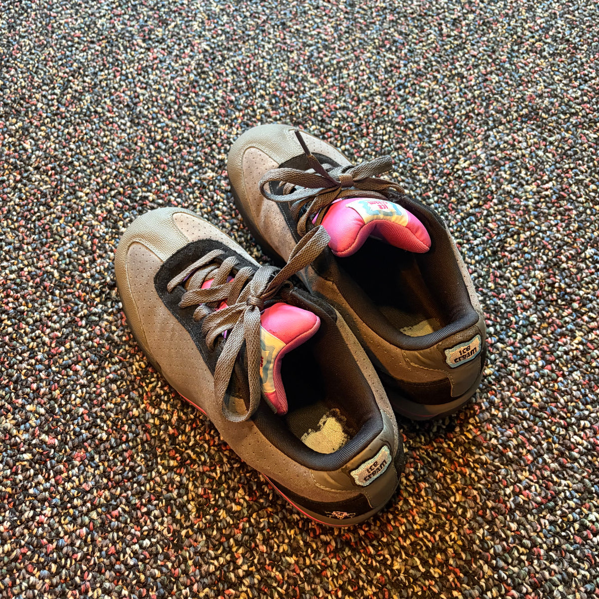 Grey & Pink Icecream Board Flips Sneakers